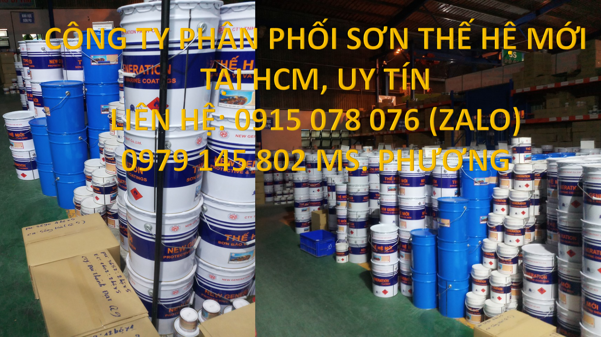 Đại lý sơn Epoxy kẽm Thế Hệ Mới tại TP HCM