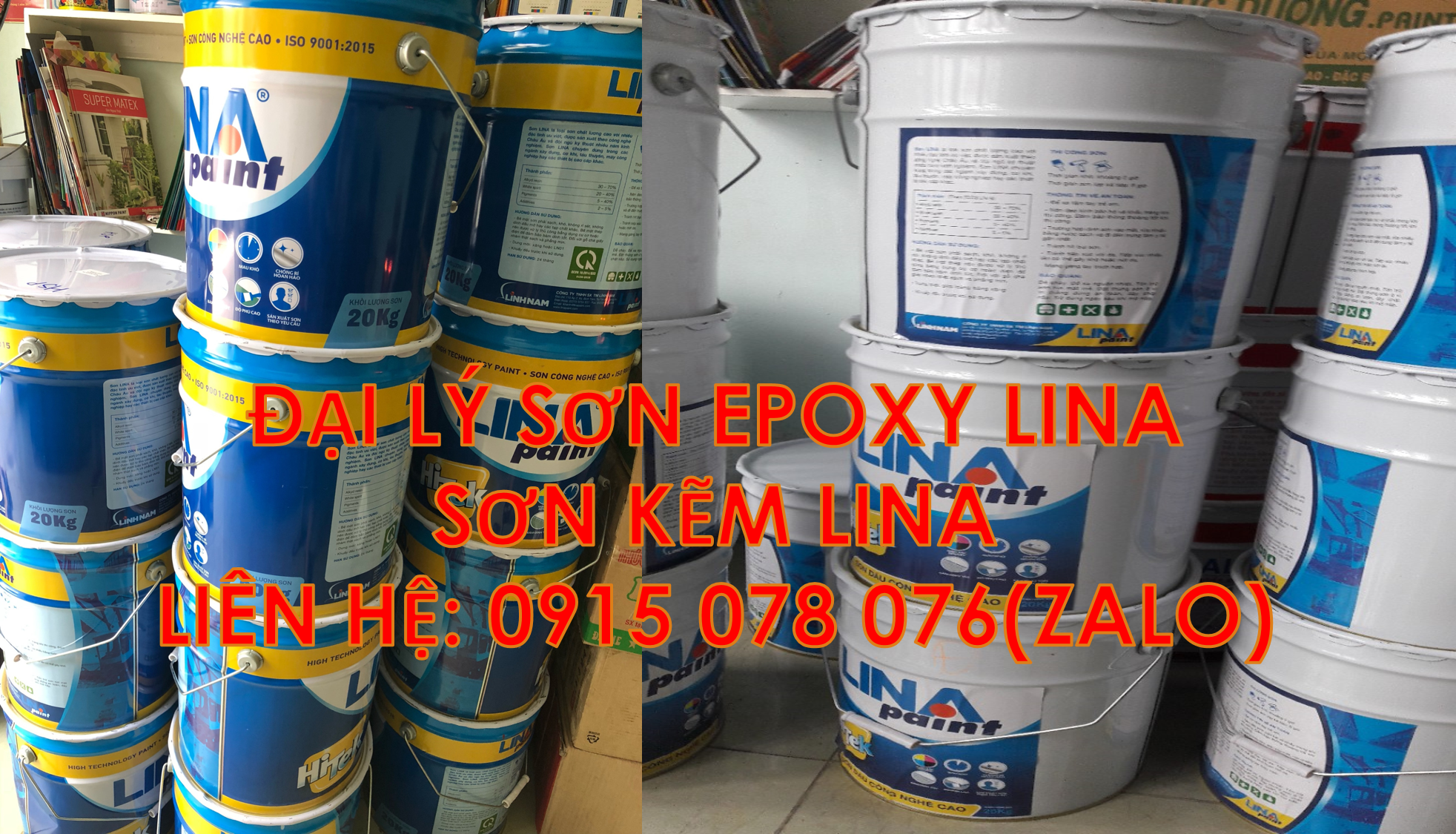 Đại lý sơn epoxy Lina cho sàn bê tông giá rẻ