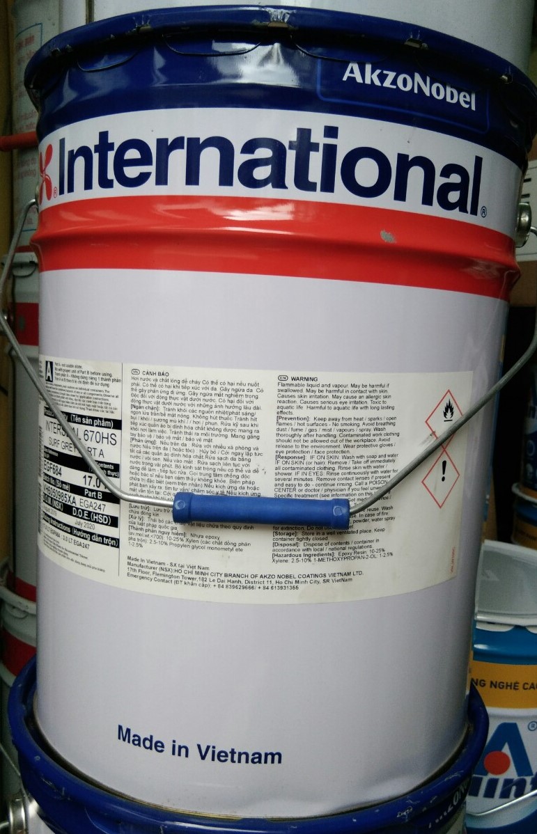 Đại lý sơn lót epoxy Interseal 670HS ở HCM