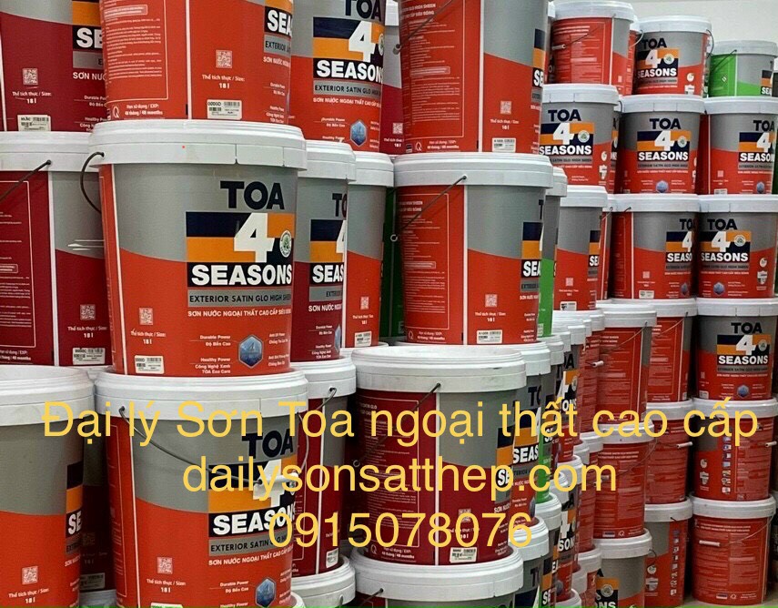 Đại lý sơn ngoại thất Toa chính hãng ở HCM