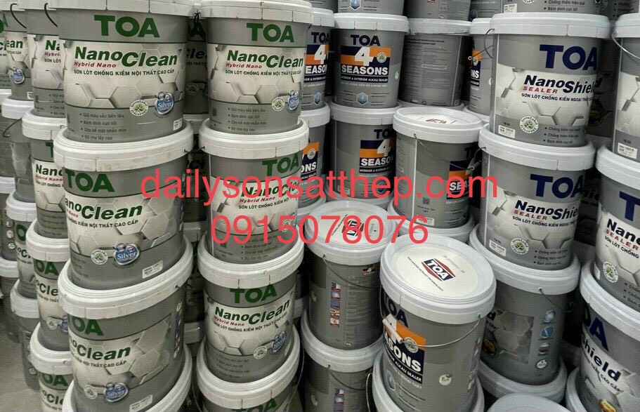 Đại lý sơn Toa cho tường, cho sắt cao cấp