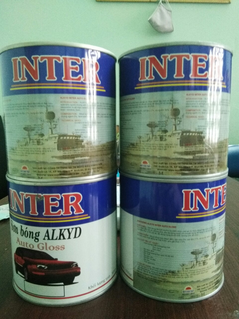Đại lý sơn vân bông Inter tại HCM