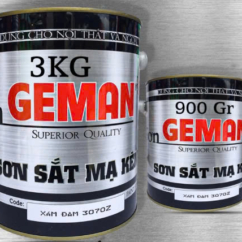 Sơn cho sắt mạ kẽm Geman màu trắng bóng 2000Z