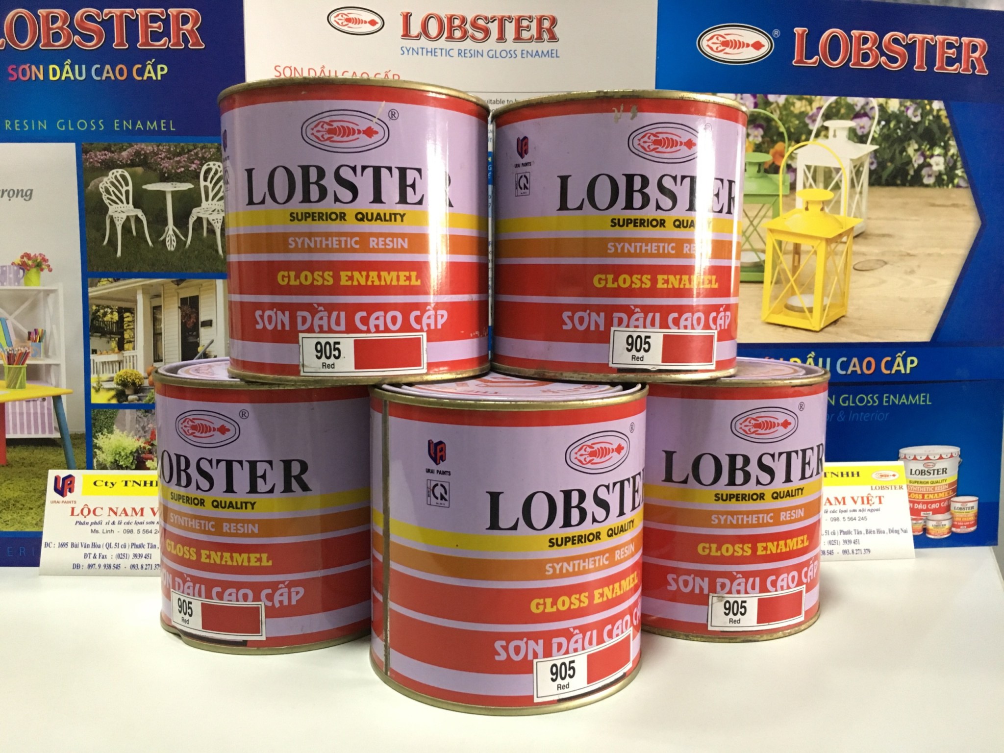 Sơn dầu Lobster thùng 17.5 lít – Hàng mới chính hãng