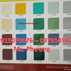 Sơn dầu Naco màu xanh ngọc NC 583