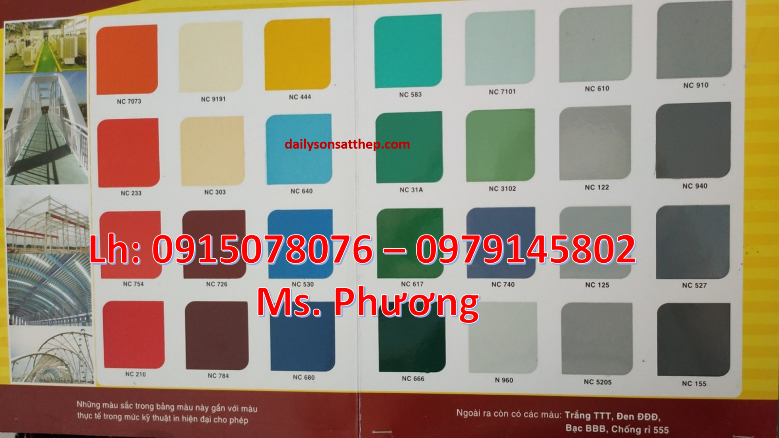 Sơn dầu Naco màu xanh ngọc NC 583