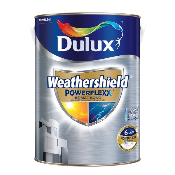 Sơn Dulux Weathershield Powerflexx Bề Mặt Bóng