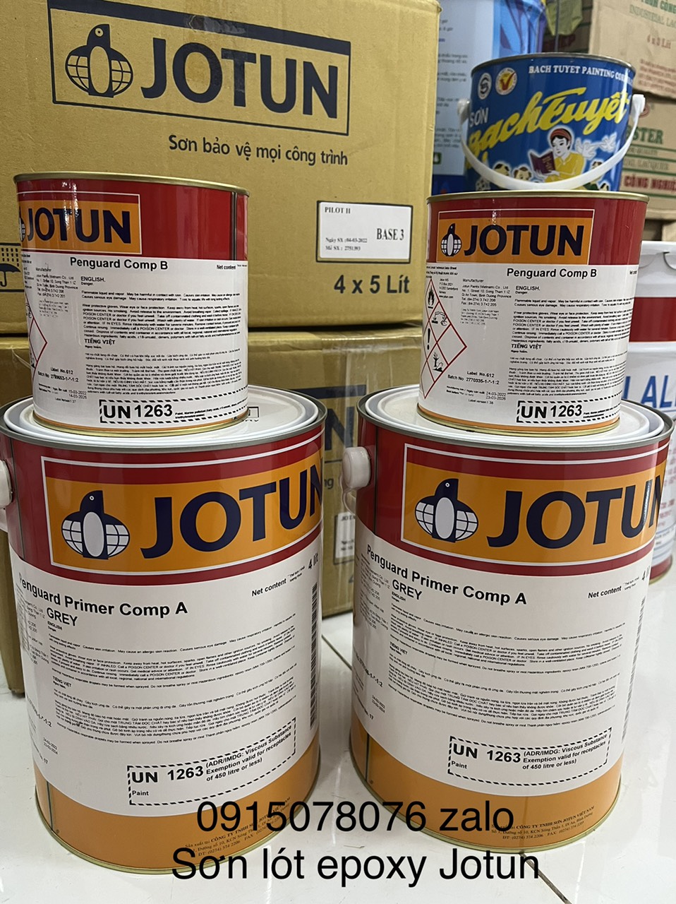 Giao sơn Jotun Hardtop AX đi các tỉnh qua chành xe
