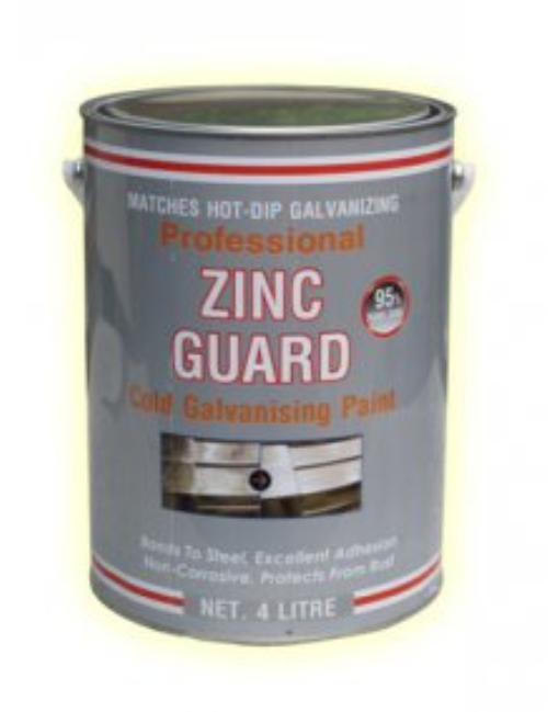 Sơn mạ kẽm lạnh Zinc guard 300 (ZG300) lon 4 Lít