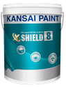 Sơn ngoại thất bảo vệ tối đa  Kansai X-SHIELD 8 (18L)