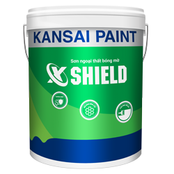 Sơn ngoại thất bóng mờ Kansai X-SHIELD (18L)