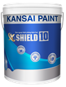 Sơn ngoại thất chống bám bụi Kansai X-Shield 10 (5L)