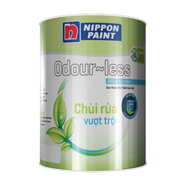 Sơn Nippon Odourless chùi rửa vượt trội 18L 2