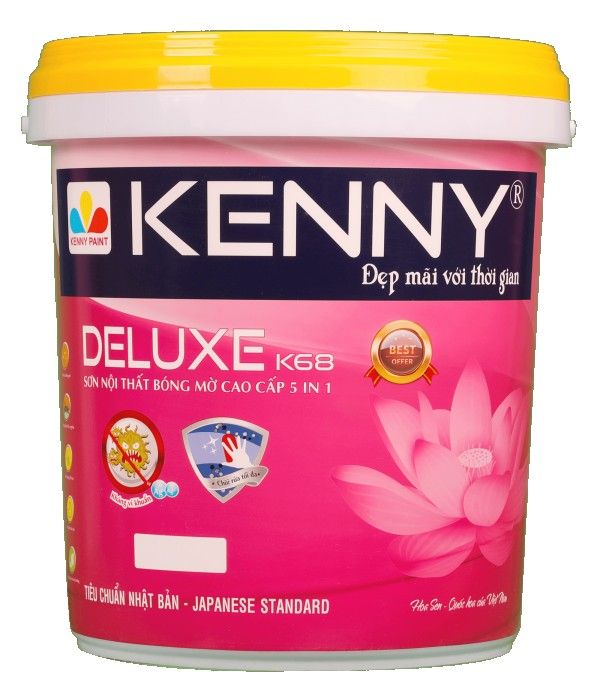 Sơn nội thất bóng mờ Kenny deluxe K68 1