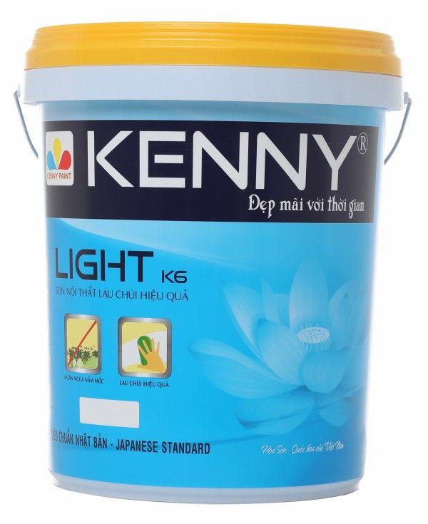 Sơn nước nội thất Kenny dễ lau chùi Light K6 cao cấp