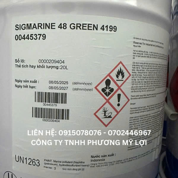 Sơn tàu biển Sigma chính hãng – Đại lý giao nhanh HCM