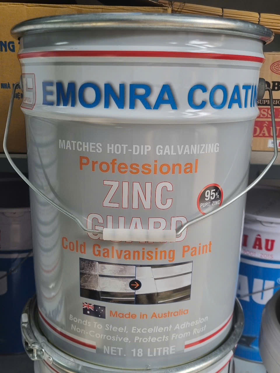 Ứng Dụng Sơn Mạ Kẽm Zincguard 400 Trong Công Trình Cầu Cảng, Nhà Máy